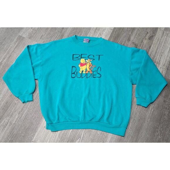 Vintage Pooh 100 Acre Collection Winnie The Pooh & Tigger Best Friends Sweater - Picture 2 of 8